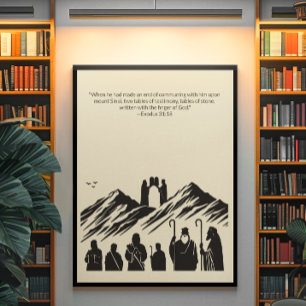 Minimalist Christian Wall Art – Bible Verse Print