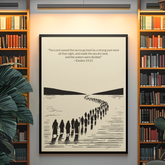 Minimalist Christian Wall Art – Bible Verse Print (Creator Uploaded)