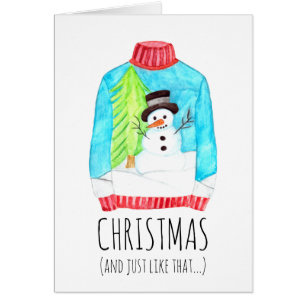 Minimalist Christmas... and Just Like That  Cards