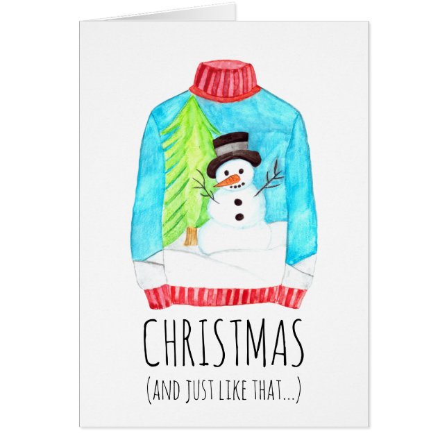 Minimalist Christmas... and Just Like That  Cards (Front)