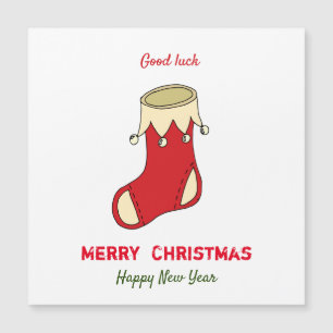Minimalist Christmas and New Year Happy