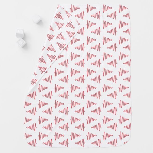 Minimalist Christmas Baby Blanket (In Situ)
