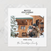 Minimalist Christmas Card