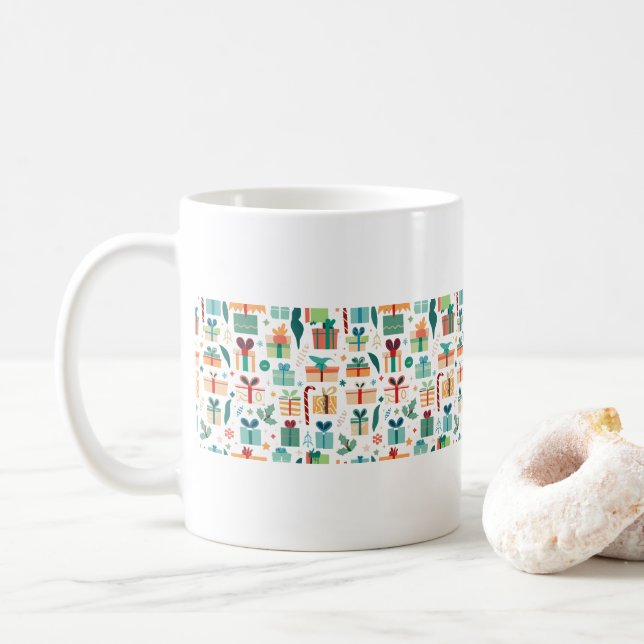 Minimalist Christmas gifts Coffee Mug (With Donut)