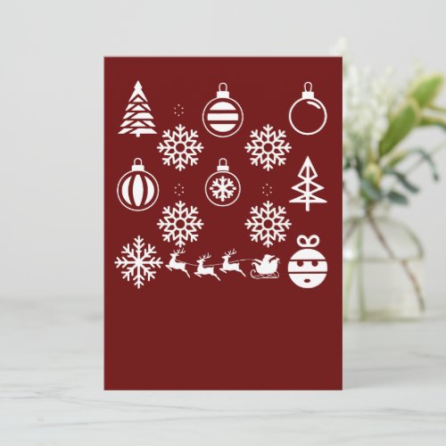 Minimalist Christmas Icon Unisex  Modern Holiday