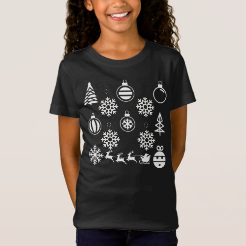 Minimalist Christmas Icon Unisex  Modern Holiday T_Shirt