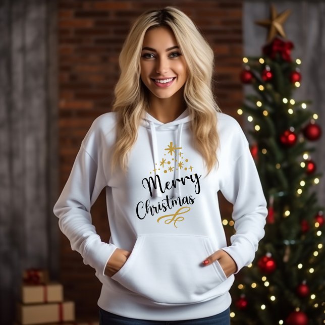 Minimalist Christmas Tree - Festive and Simple Hoodie (Creator Uploaded)