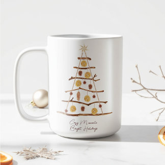 Minimalist Christmas Tree Holiday Mug