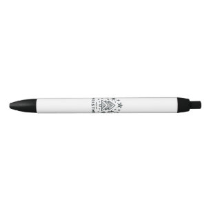 Minimalist Christmas Tree Merry Christmas Design Pen