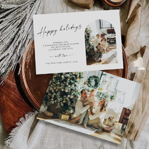 Minimalist Christmas with Photo Card
