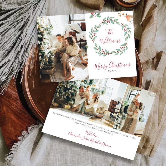 Minimalist Christmas with Photo Card (Creator Uploaded)