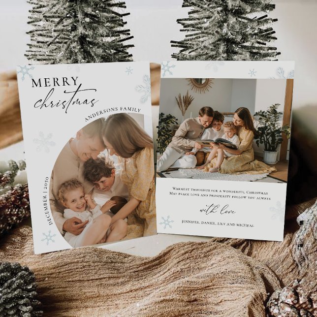 Minimalist Christmas with Photo Card (Creator Uploaded)