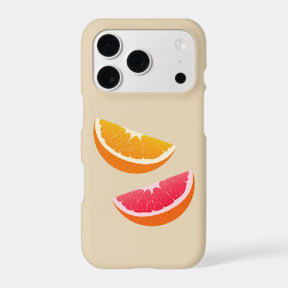 Minimalist Citrus Orange Grapefruit Phone Case