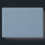 Minimalist Classic Dusty Blue Matching Wedding Envelope<br><div class="desc">Minimalist Classic Dusty Blue Matching Wedding envelope</div>