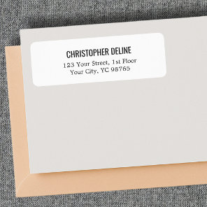 Minimalist Classic Elegant White Label