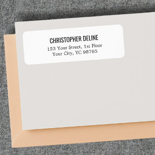 Minimalist Classic Elegant White Label