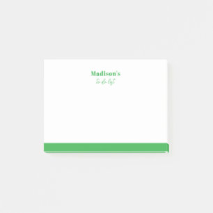 Minimalist Classic Green Post-It Note