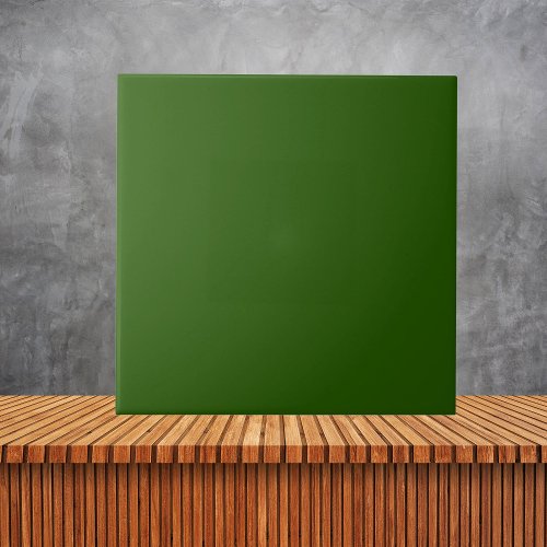 Minimalist Classic Green Solid Color 245501 Ceramic Tile