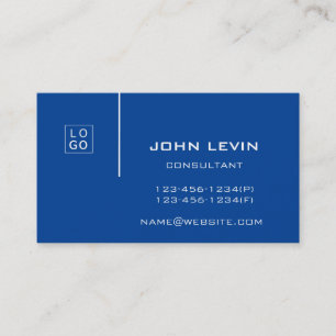 Minimalist Classic Modern Professional Logo Business Card