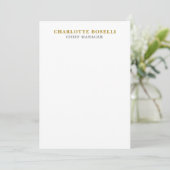 Minimalist Classical Professional Gold Color (Standing Front)
