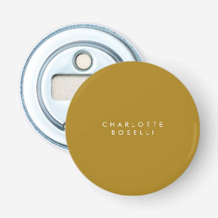 Minimalist Classical Professional Gold Color Bottle Opener