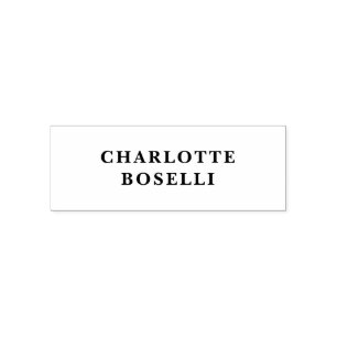 Minimalist Classical Professional Self-inking Stamp