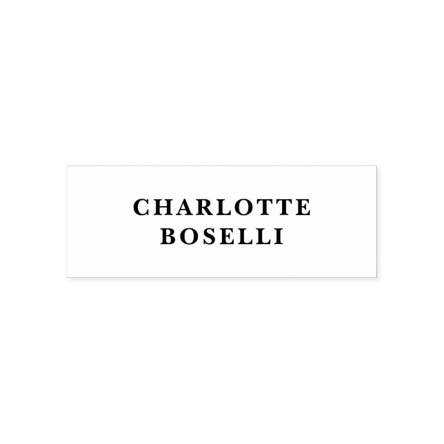 Minimalist Classical Professional Self-inking Stamp (Design)