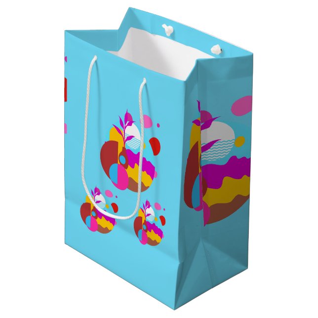 Minimalist Clean ADVcreators Article35 Medium Gift Bag (Front Angled)