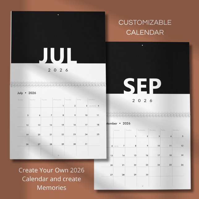 Minimalist Clean Modern Design Calendar (Creator Uploaded)