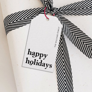 Minimalist Clean Simple Christmas Gift Tags