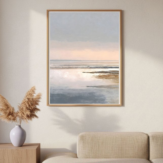 Minimalist Coastal Wetland Abstract Wall Art (Creator Uploaded)