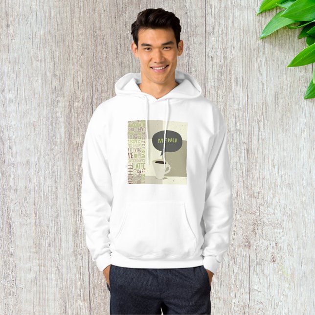 Minimalist Coffee Bar Menu Hoodie (Creator Uploaded)