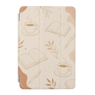 Minimalist Coffee & Books iPad Case | Academia Aes