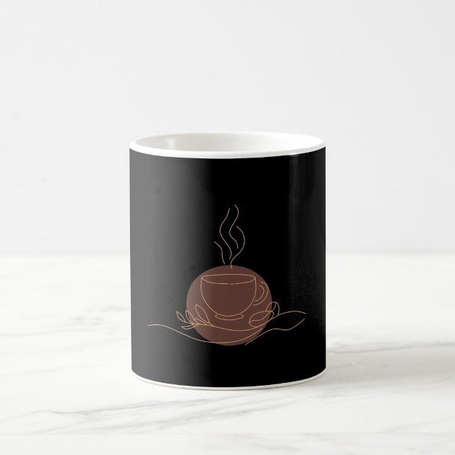 Minimalist Coffee Line Art - coffee lover Mug (Creator Uploaded)