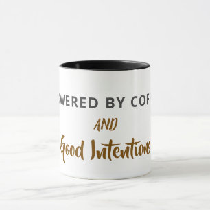 Minimalist Coffee Quote Postcard Funny Good Inte Mug
