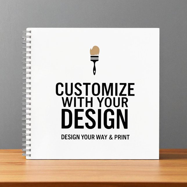 Minimalist Company Branded Custom Personalized  Notebook (Creator Uploaded)