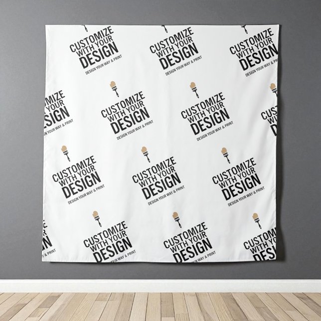 Minimalist Company Branded Custom Personalized  Tapestry (Creator Uploaded)