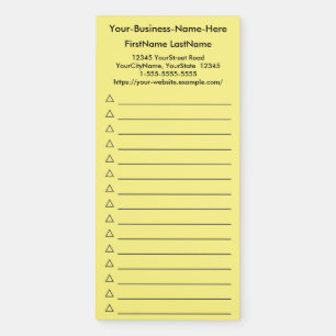 Minimalist Company Promotional Magnetic Notepad