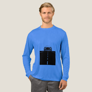 Minimalist Computer Hardware Schematic Tech Long S Tri-Blend Shirt