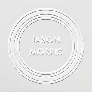 Minimalist Concentric Circles Embosser