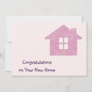 Minimalist Congrats on Your New Home Card
