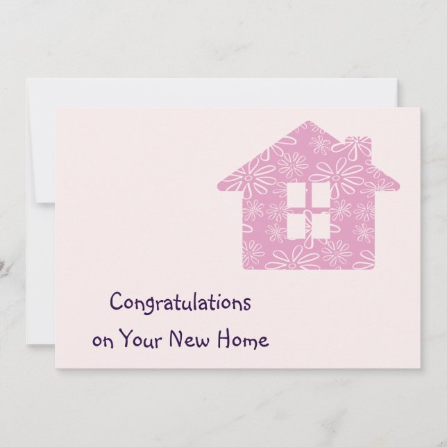 Minimalist Congrats on Your New Home Card (Front)