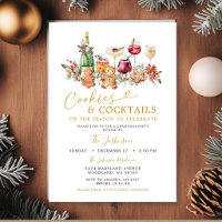 Minimalist Cookies and Cocktail Christmas Party