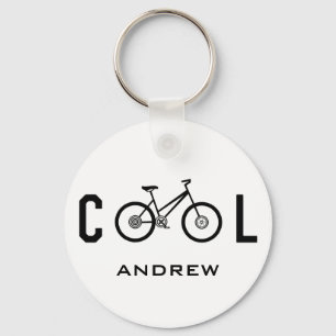 Minimalist Cool Cycling Bicycle Biking Gift Keychain