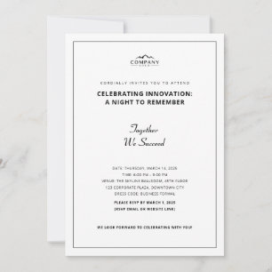 Minimalist Corporate Event Invitation