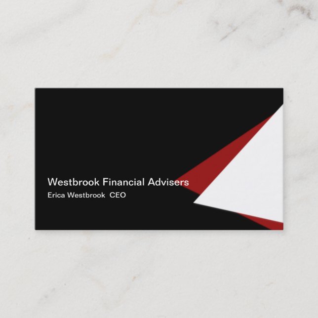Minimalist Corporate Professional Business Cards (Front)