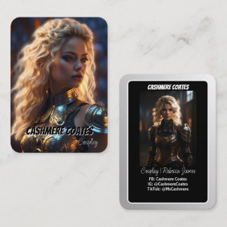 Minimalist Coscards | Cosplay Character Card