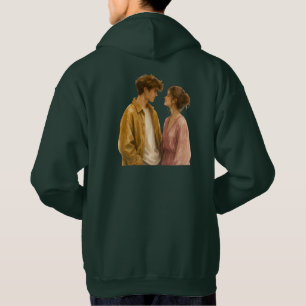Minimalist Couple Aesthetic Hoodie  