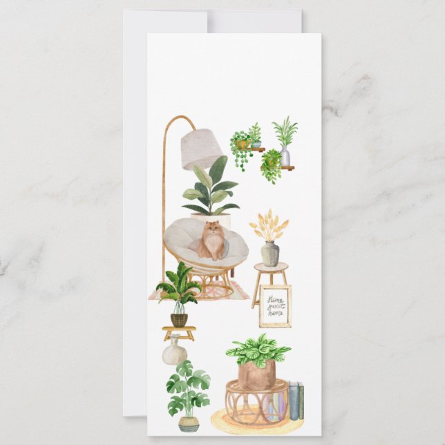 Minimalist Cozy Home Bookmark  (Front)