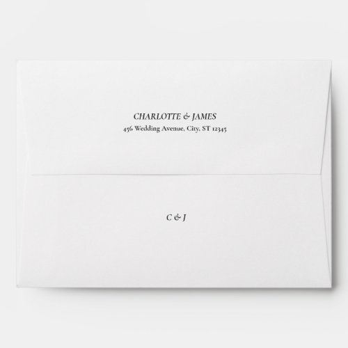 Minimalist Cream Custom Addressed Envelope